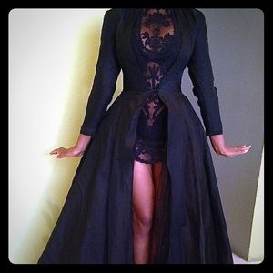 2 piece Lace Dress and Overcoat